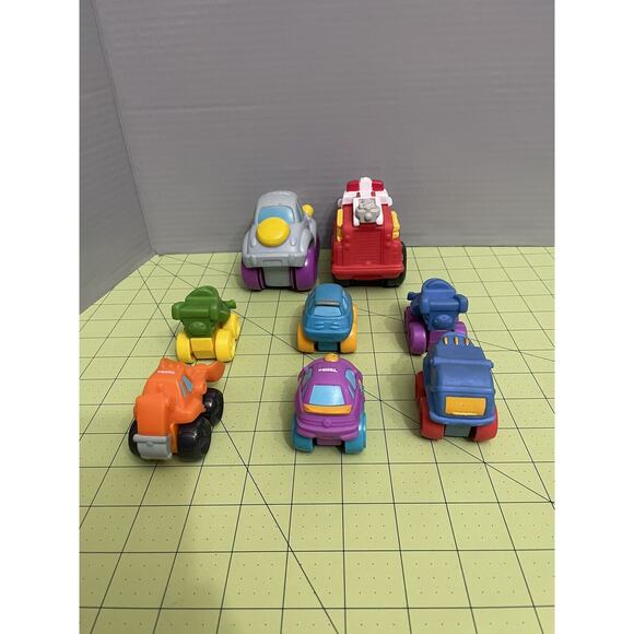 Tonka Chuck & Friends Wheel Pals Soft Vehicles Hasbro Lot Of 8 Trucks Cars - Picture 3 of 10